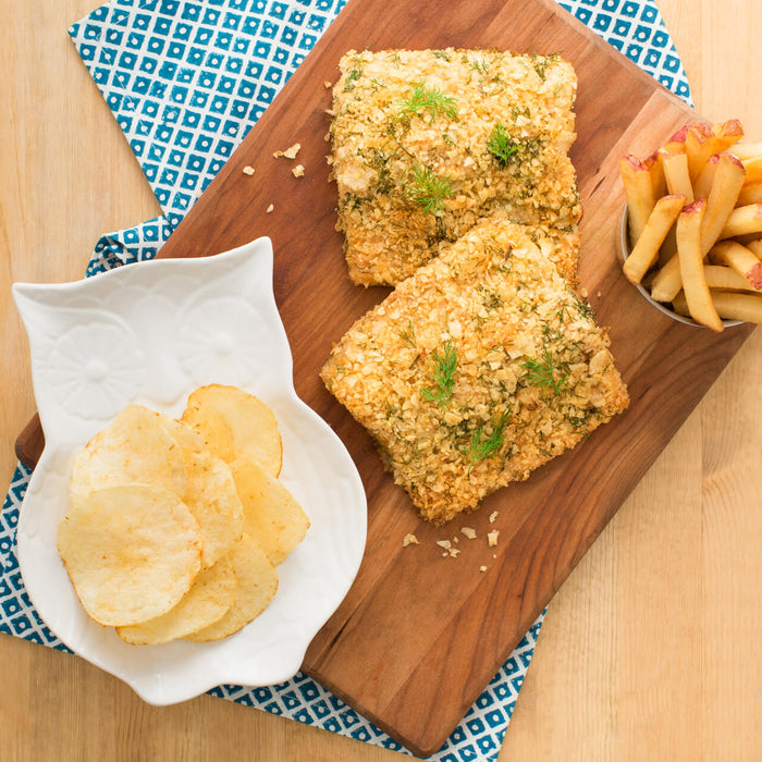 Salt & Vinegar Crusted Trout